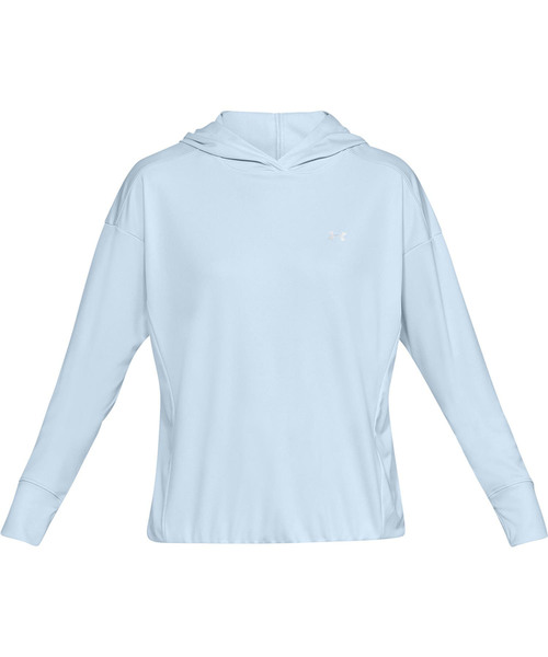 UNDER ARMOUR（アンダーアーマー）の「ウーマンズトレーニングパーカー / サンブロックフーディー（パーカー・レディース・ライトブルー/ブラック/ホワイト・MD/XL/LG/SM）」の12枚目の写真