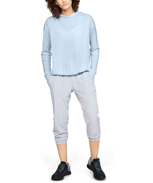 UNDER ARMOUR（アンダーアーマー）の「ウーマンズトレーニングパーカー / サンブロックフーディー（パーカー・レディース・ライトブルー/ブラック/ホワイト・MD/XL/LG/SM）」の11枚目の写真