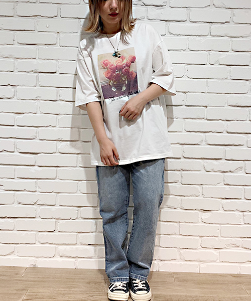 apres jour(アプレジュール)の「アソートフォトBIG Tシャツ【ZOZOTOWN限定アイテム】(Tシャツ/カットソー・レディース・ブラック/オフホワイト/その他/ホワイト系その他/ホワイト系その他2・フリー)」の19枚目の写真