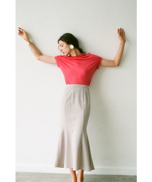CLANE(クラネ)の「MERMAID LONG SKIRT(スカート・レディース・ブラック/ベージュ/イエロー・1/0/2)」の3枚目の写真