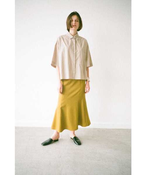 CLANE(クラネ)の「MERMAID LONG SKIRT(スカート・レディース・ブラック/ベージュ/イエロー・1/0/2)」の1枚目の写真