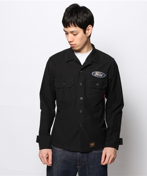 fuct(ファクト)の「SSDD CALIF BDU JACKET/ミリタリー ジャケット(カバーオール・メンズ・ブラック/オリーブ・LARGE/MEDIUM/SMALL)」の3枚目の写真