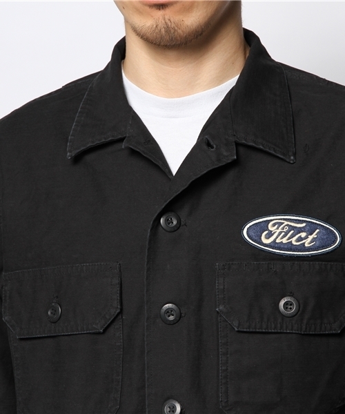 fuct(ファクト)の「SSDD CALIF BDU JACKET/ミリタリー ジャケット(カバーオール・メンズ・ブラック/オリーブ・LARGE/MEDIUM/SMALL)」の11枚目の写真