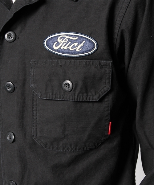 fuct(ファクト)の「SSDD CALIF BDU JACKET/ミリタリー ジャケット(カバーオール・メンズ・ブラック/オリーブ・LARGE/MEDIUM/SMALL)」の13枚目の写真