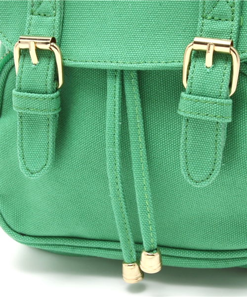 goocy(グーシー)の「【goocy】キャンバスminiリュック(バックパック/リュック・レディース・ホワイト/ブラック/グリーン・FREE)」の6枚目の写真