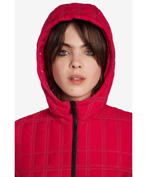 Desigual(デシグアル)の「パッド入りショートオーバーコート EDIMBURGO(カバーオール・レディース・レッド/ブラック・2L/3L/4L/S/M/L)」の11枚目の写真