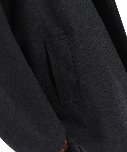 CAMBIO（カンビオ）の「mj6572-ガウンメルトンコート（その他アウター・メンズ・ブラック/チャコール/ベージュ・S/M/L）」の20枚目の写真