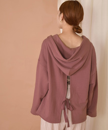 w closet | バックスリット裏毛フーディー(パーカー)