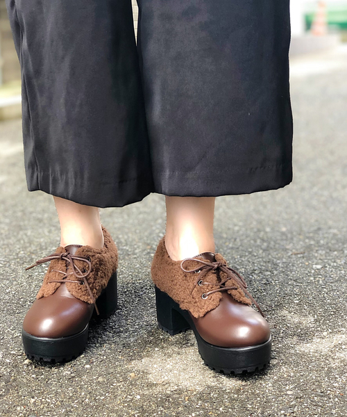 Sugar Sugar 厚底レースアップシューズ