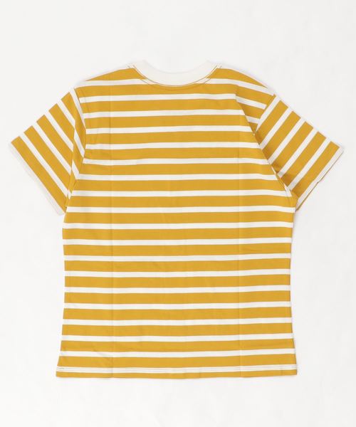 THE BAREFOOT(ベアフット)の「∴【Karla/カーラ】The stripe crew ストライプクルーネックTシャツ(Tシャツ/カットソー・レディース・ネイビー/レッド/マスタード・SMALL/MEDIUM/LARGE/X-LARGE)」の4枚目の写真