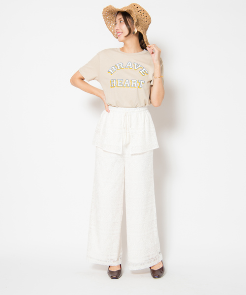 LAYMEE(レイミー)の「Kristel pants / クリステルパンツ(その他パンツ・レディース・ホワイト/ブラック/アイボリー・FREE)」の13枚目の写真