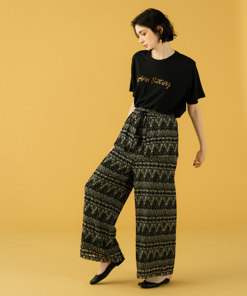 LAYMEE(レイミー)の「Kristel pants / クリステルパンツ(その他パンツ・レディース・ホワイト/ブラック/アイボリー・FREE)」の16枚目の写真