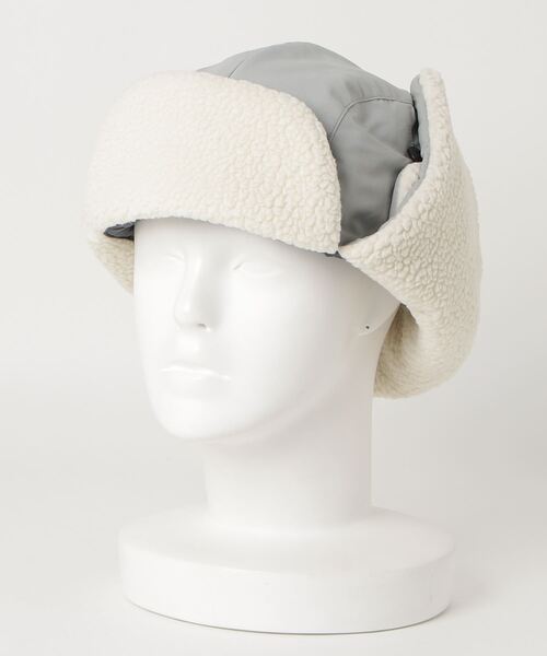 BURLAP OUTFITTER（バーラップアウトフィッター）の「AVIATOR HAT / アヴィエーターハット（ハット・メンズ・チャコールグレー/ブラック/パープル/ベージュ系その他/グリーン系その他/ダークネイビー/グレー系その他/オリーブドラブ/ブラウン系その他/カーキブラウン/ブラック系その他/ライトブラウン/グレー系その他2/ベージュ系その他2/グリーン系その他3/サンドベージュ/ダークグレー・ONE SIZE/ONESIZE）」の7枚目の写真