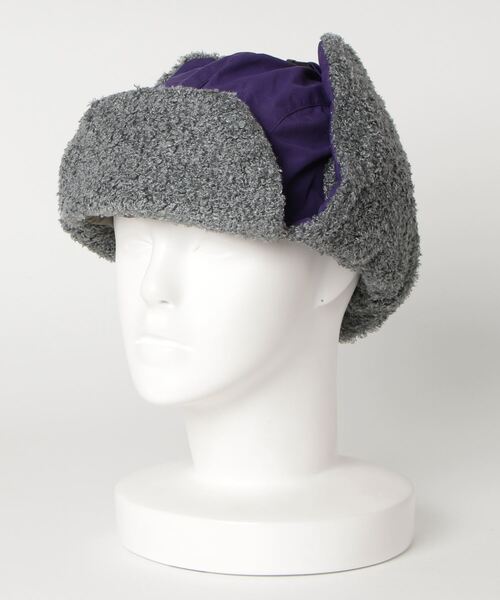 BURLAP OUTFITTER（バーラップアウトフィッター）の「AVIATOR HAT / アヴィエーターハット（ハット・メンズ・チャコールグレー/ブラック/パープル/ベージュ系その他/グリーン系その他/ダークネイビー/グレー系その他/オリーブドラブ/ブラウン系その他/カーキブラウン/ブラック系その他/ライトブラウン/グレー系その他2/ベージュ系その他2/グリーン系その他3/サンドベージュ/ダークグレー・ONE SIZE/ONESIZE）」の17枚目の写真