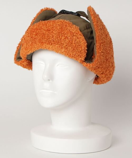 BURLAP OUTFITTER（バーラップアウトフィッター）の「AVIATOR HAT / アヴィエーターハット（ハット・メンズ・チャコールグレー/ブラック/パープル/ベージュ系その他/グリーン系その他/ダークネイビー/グレー系その他/オリーブドラブ/ブラウン系その他/カーキブラウン/ブラック系その他/ライトブラウン/グレー系その他2/ベージュ系その他2/グリーン系その他3/サンドベージュ/ダークグレー・ONE SIZE/ONESIZE）」の11枚目の写真