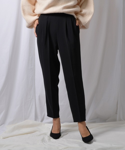 Ambre Neige（アンブルネージュ）の「テーパードゴムパンツ【WEB/EC限定商品】（その他パンツ・レディース・ブラック/ベージュ/キャメル・SMALL/MEDIUM）」の5枚目の写真