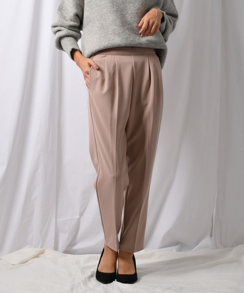 Ambre Neige（アンブルネージュ）の「テーパードゴムパンツ【WEB/EC限定商品】（その他パンツ・レディース・ブラック/ベージュ/キャメル・SMALL/MEDIUM）」の7枚目の写真