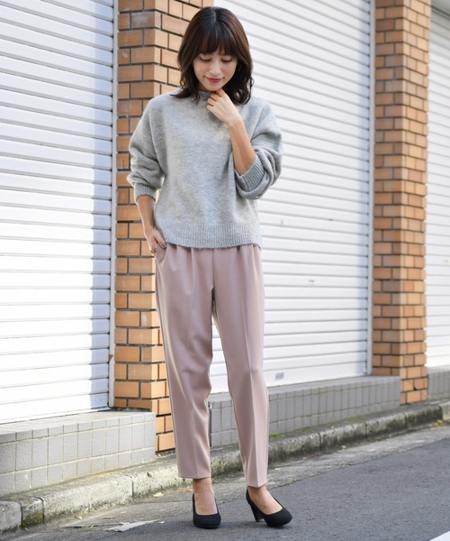 Ambre Neige（アンブルネージュ）の「テーパードゴムパンツ【WEB/EC限定商品】（その他パンツ・レディース・ブラック/ベージュ/キャメル・SMALL/MEDIUM）」の10枚目の写真