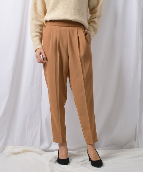Ambre Neige（アンブルネージュ）の「テーパードゴムパンツ【WEB/EC限定商品】（その他パンツ・レディース・ブラック/ベージュ/キャメル・SMALL/MEDIUM）」の11枚目の写真