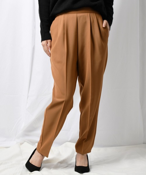 Ambre Neige（アンブルネージュ）の「テーパードゴムパンツ【WEB/EC限定商品】（その他パンツ・レディース・ブラック/ベージュ/キャメル・SMALL/MEDIUM）」の14枚目の写真