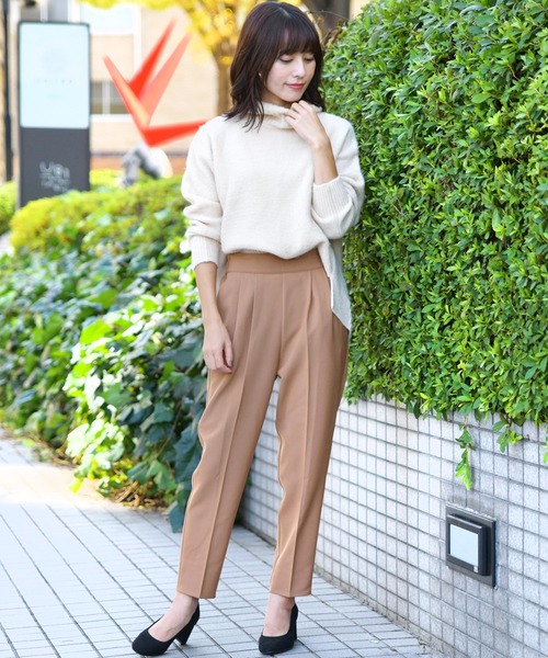 Ambre Neige（アンブルネージュ）の「テーパードゴムパンツ【WEB/EC限定商品】（その他パンツ・レディース・ブラック/ベージュ/キャメル・SMALL/MEDIUM）」の16枚目の写真