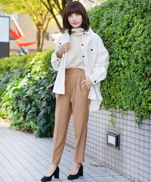 Ambre Neige（アンブルネージュ）の「テーパードゴムパンツ【WEB/EC限定商品】（その他パンツ・レディース・ブラック/ベージュ/キャメル・SMALL/MEDIUM）」の17枚目の写真