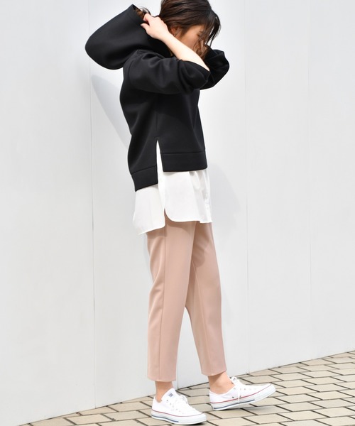 Ambre Neige（アンブルネージュ）の「テーパードゴムパンツ【WEB/EC限定商品】（その他パンツ・レディース・ブラック/ベージュ/キャメル・SMALL/MEDIUM）」の19枚目の写真