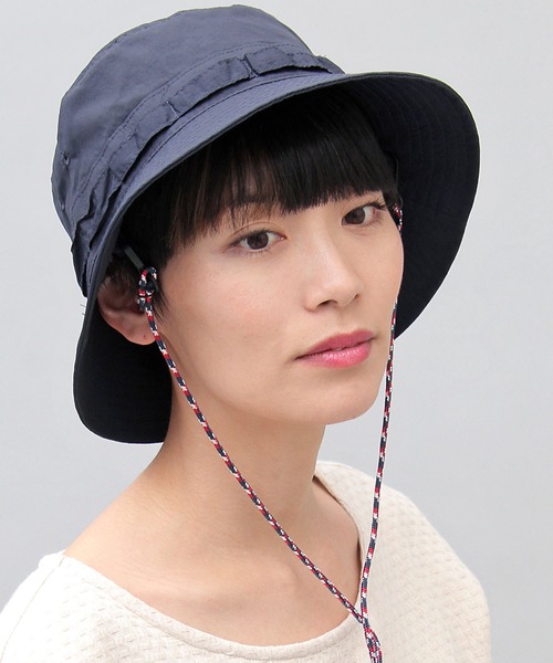 A.M.S.(エーエムエス)の「HIDETRADING PRODUCT / 撥水 ワッシャー加工ナイロン ジャングルハット / アドベンチャーハット(ハット・メンズ・ブラック/ベージュ/ネイビー/カモフラージュ/カーキ・FREE)」の10枚目の写真