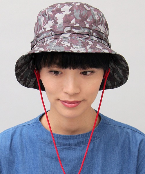 A.M.S.(エーエムエス)の「HIDETRADING PRODUCT / 撥水 ワッシャー加工ナイロン ジャングルハット / アドベンチャーハット(ハット・メンズ・ブラック/ベージュ/ネイビー/カモフラージュ/カーキ・FREE)」の9枚目の写真