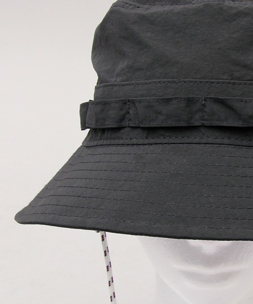 A.M.S.(エーエムエス)の「HIDETRADING PRODUCT / 撥水 ワッシャー加工ナイロン ジャングルハット / アドベンチャーハット(ハット・メンズ・ブラック/ベージュ/ネイビー/カモフラージュ/カーキ・FREE)」の19枚目の写真