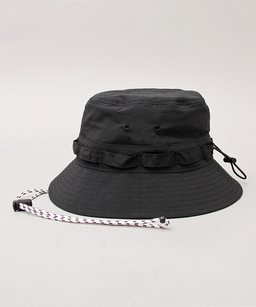 A.M.S.(エーエムエス)の「HIDETRADING PRODUCT / 撥水 ワッシャー加工ナイロン ジャングルハット / アドベンチャーハット(ハット・メンズ・ブラック/ベージュ/ネイビー/カモフラージュ/カーキ・FREE)」の13枚目の写真