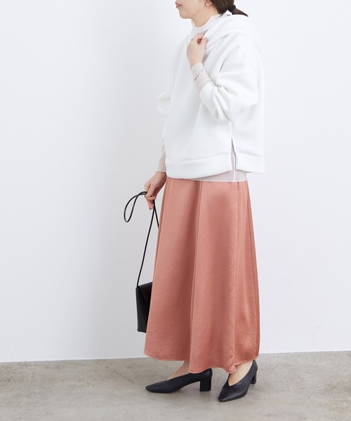 ADAM ET ROPE'（アダムエロペ）の「シアーメローシフォンタートル（Tシャツ/カットソー・レディース・ホワイト/ブルー・FREE）」の17枚目の写真