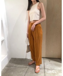 TODAYFUL ブラウン リブタンクハイウエストショーツ 水着セット Mサイズ TODAYFUL（トゥデイフル）の「リブタンクスイムウェア（水着