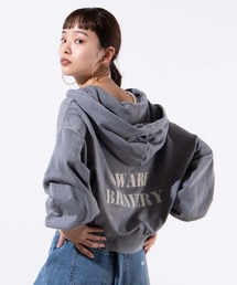 WEGO | WEGO/バックロゴピグメントキーネックパーカー(スウェット)