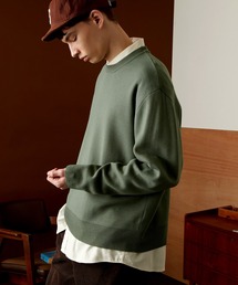 EMMA CLOTHES | オーバーサイズミラノリブクルーネックニットプルオーバー (EMMA CLOTHES)(ニット/セーター)