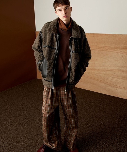 EMMA CLOTHES（エマクローズ）の「オーバーサイズミラノリブクルーネックニットプルオーバー (EMMA CLOTHES)（ニット/セーター・メンズ・ホワイト/ライトグレー/ブラック/ダークブラウン/ベージュ/ブルー/ブラウン系その他/グリーン系その他/バーガンディー/グレイッシュベージュ・FREE）」の21枚目の写真