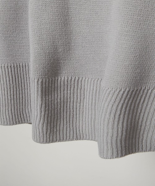 EMMA CLOTHES（エマクローズ）の「オーバーサイズミラノリブクルーネックニットプルオーバー (EMMA CLOTHES)（ニット/セーター・メンズ・ホワイト/ライトグレー/ブラック/ダークブラウン/ベージュ/ブルー/ブラウン系その他/グリーン系その他/バーガンディー/グレイッシュベージュ・FREE）」の11枚目の写真