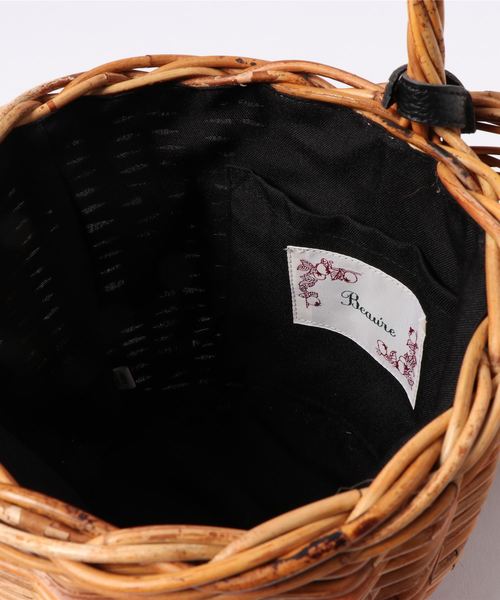Beau're（ヴュレ）の「BEAURE ヴュレ アラログ かごバッグ バスケット（かごバッグ・レディース・ナチュラル・FREE）」の2枚目の写真