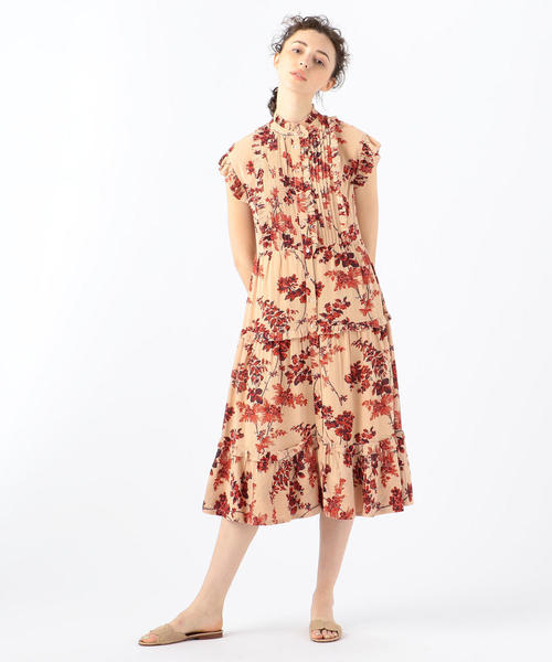 Sea New York ワンピース York フラワープリントティアードワンピース ワンピース Tomorrowland トゥモローランド のファッション