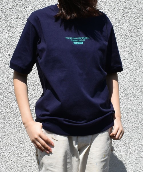DOUBLE STEAL(ダブルスティール)の「Side Lib Embroidery Tシャツ(Tシャツ/カットソー・メンズ・ホワイト/ブラック/ネイビー・MEDIUM/LARGE/X-LARGE)」の6枚目の写真