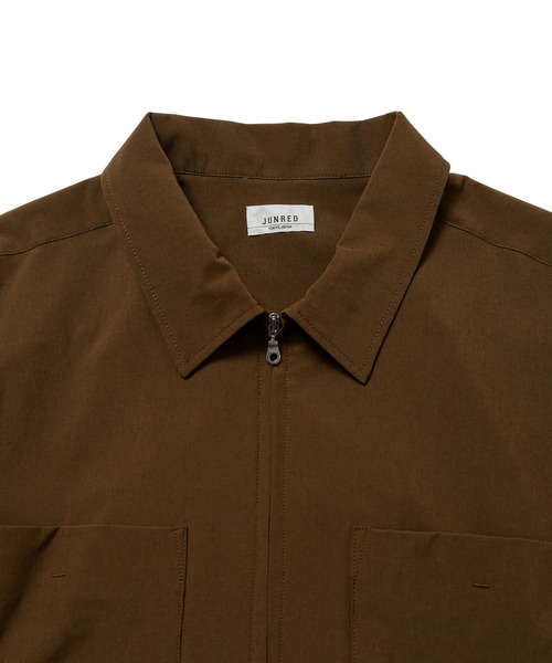 JUNRED（ジュンレッド）の「【AIR DRY/エアドライ】ショートブルゾン【SETUP可能】（ブルゾン・メンズ・ブラック/ベージュ/ブラウン・M/L）」の17枚目の写真