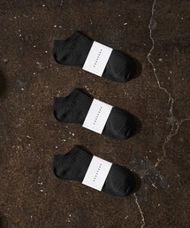 HARUSAKU CC（ハルサクシーシー）の「HARUSAKUCC:Men's RIB Sneaker socks 3P set メンズ リブ スニーカーソックス3Pセット（ソックス/靴下）」