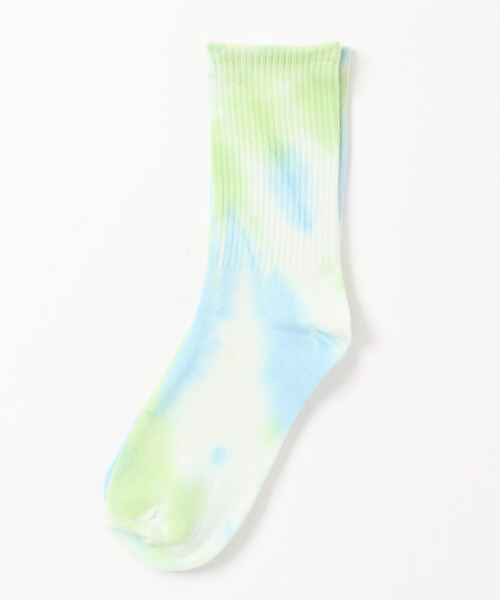 Fun & Daily（ファンアンドデイリー）の「F&D : タイダイミドルソックス（ソックス/靴下・メンズ・パープル/グレー/ブルー/グリーン/イエロー/グリーン系その他/オレンジ/レッド/マルチ/ブラック/イエロー系その他/ブラウン系その他/オレンジ系その他/ブルー系その他/ネイビー・FREE）」の5枚目の写真