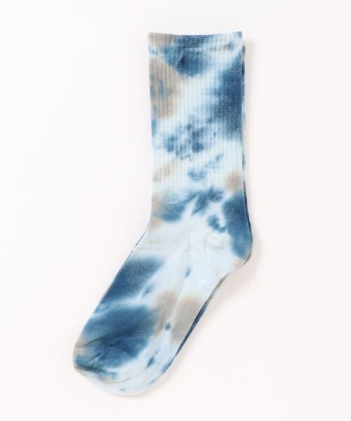 Fun & Daily（ファンアンドデイリー）の「F&D : タイダイミドルソックス（ソックス/靴下・メンズ・パープル/グレー/ブルー/グリーン/イエロー/グリーン系その他/オレンジ/レッド/マルチ/ブラック/イエロー系その他/ブラウン系その他/オレンジ系その他/ブルー系その他/ネイビー・FREE）」の8枚目の写真