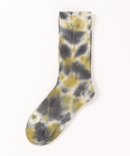 Fun & Daily（ファンアンドデイリー）の「F&D : タイダイミドルソックス（ソックス/靴下・メンズ・パープル/グレー/ブルー/グリーン/イエロー/グリーン系その他/オレンジ/レッド/マルチ/ブラック/イエロー系その他/ブラウン系その他/オレンジ系その他/ブルー系その他/ネイビー・FREE）」の11枚目の写真