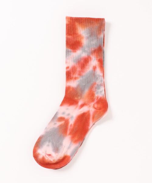 Fun & Daily（ファンアンドデイリー）の「F&D : タイダイミドルソックス（ソックス/靴下・メンズ・パープル/グレー/ブルー/グリーン/イエロー/グリーン系その他/オレンジ/レッド/マルチ/ブラック/イエロー系その他/ブラウン系その他/オレンジ系その他/ブルー系その他/ネイビー・FREE）」の14枚目の写真