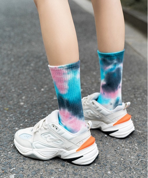 Fun & Daily（ファンアンドデイリー）の「F&D : タイダイミドルソックス（ソックス/靴下・メンズ・パープル/グレー/ブルー/グリーン/イエロー/グリーン系その他/オレンジ/レッド/マルチ/ブラック/イエロー系その他/ブラウン系その他/オレンジ系その他/ブルー系その他/ネイビー・FREE）」の20枚目の写真