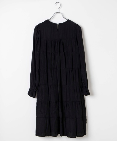 WEGO(ウィゴー)の「WEGO/【WEB限定】ティアードロングワンピース(ワンピース・レディース・ホワイト/ブラック・FREE)」の16枚目の写真