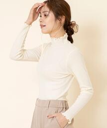 coen | 【WEB限定カラー】コットンメロウタートルネックカットソー（ハイネック）(Tシャツ/カットソー)