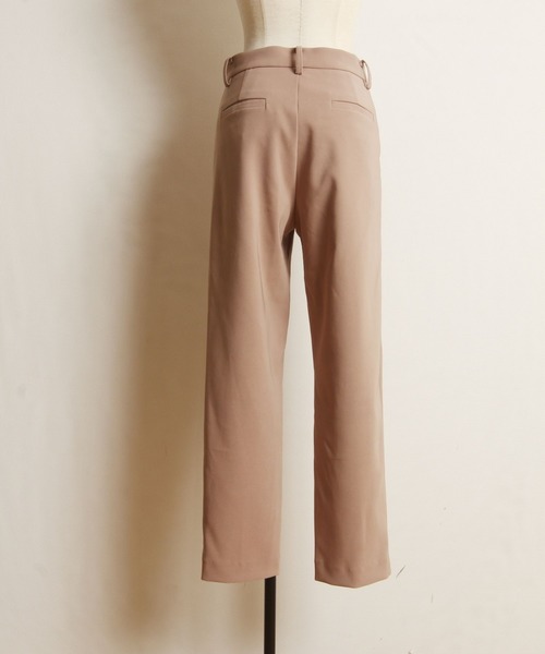 tocco closet（トッコ　クローゼット）の「センタースリットテーパードパンツ≪tocco closet luxe≫（その他パンツ・レディース・モカ/ブラック・M）」の7枚目の写真